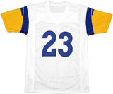LOS ANGELES RAMS KYREN WILLIAMS AUTOGRAPHED WHITE JERSEY BECKETT BAS QR 243020