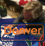 Brian Bosworth Autographed/Signed Pro Style Blue XL Jersey BAS 31144