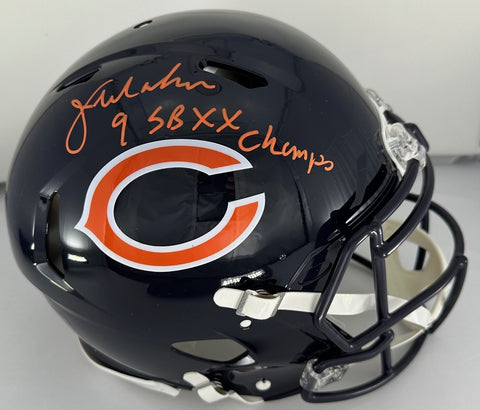 Bears JIM MCMAHON Signed Full Size AUTHENTIC Speed Helmet AUTO w/ SB Champ - JSA
