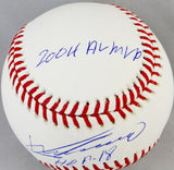 Vladimir Guerrero Autographed Rawlings OML Baseball w/ 3 Insc - JSA W Auth