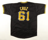 Oneil Cruz Signed Pittsburgh Pirates Jersey Inscribed "MLB Debut 10/2/21" (JSA)