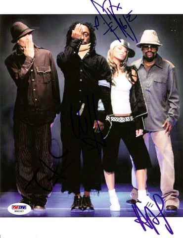 Black Eyed Peas Certified Authentic Autographed 8x10 Photo Fergie PSA S00337