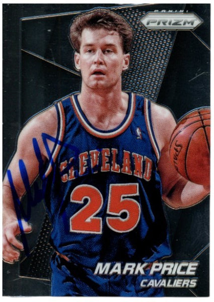 Mark Price Autographed/Signed 2014-2015 Prizm #214 Trading Card Beckett 52536