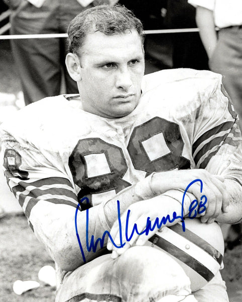 Packers Guard RON KRAMER (d) Signed 8x10 Photo #1 AUTO - 1961 & 62 NFL Champ