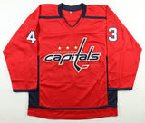Tom Wilson Signed Washington Capital Home Jersey (JSA) 2018 Stanley Cup Champ