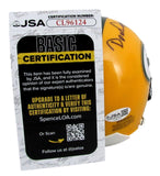 Dom Capers Signed/Auto Mini Football Helmet Green Bay Packers JSA 208028