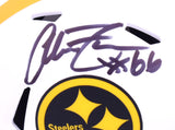 Alan Faneca Autographed Steelers Lunar Speed Mini Helmet-Beckett W Hologram