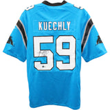 Luke Kuechly Signed Carolina Panthers Blue Nike Jersey Beckett 44952