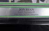JON RYAN AUTOGRAPHED FRAMED 8X10 PHOTO SEATTLE SEAHAWKS MCS HOLO STOCK #108007