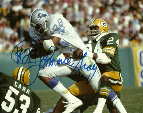 Packers JOHNNY GRAY Signed 8x10 Photo #1 AUTO - GBP HOFer