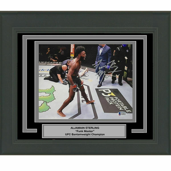 FRAMED Autographed/Signed ALJAMAIN STERLING Funk Master 8x10 Photo PSA COA #2
