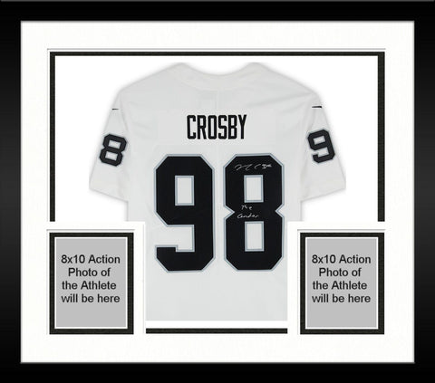 FRMD Maxx Crosby Las Vegas Raiders Signed Nike Limited Jersey w/The Condor Insc