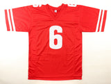 Corey Clement Signed Wisconsin Badgers Jersey (Beckett) Super Bowl LII Champion