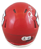 Chiefs Tony Richardson Authentic Signed Speed Mini Helmet BAS Witnessed