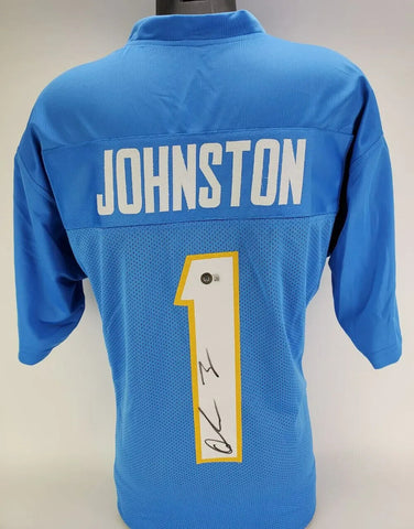 Quentin Johnston Signed San Diego Chargers Jersey (Beckett) 2023 1st Round Pk WR