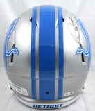 David Montgomery Autographed Detroit Lions F/S Speed Helmet - Beckett W Hologram