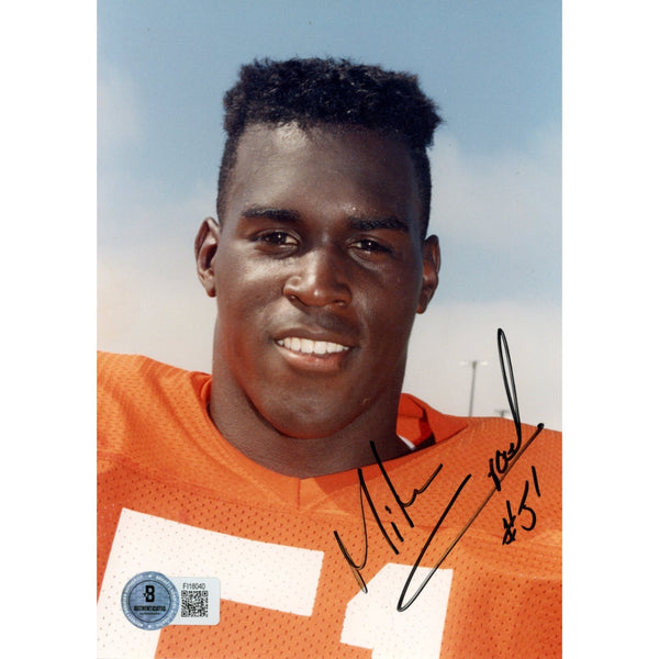 Mike Croel Autographed/Signed Denver Broncos 5x7 Photo Beckett 59221