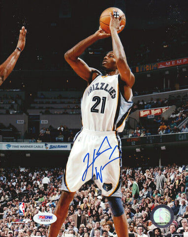 Hakim Warrick Autographed Signed 8x10 Photo Memphis Grizzlies PSA/DNA #S28324