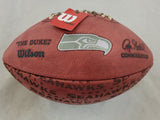KENNETH WALKER III SIGNED SEATTLE SEAHAWKS NFL DUKE LOGO FOOTBALL BECKETT COA