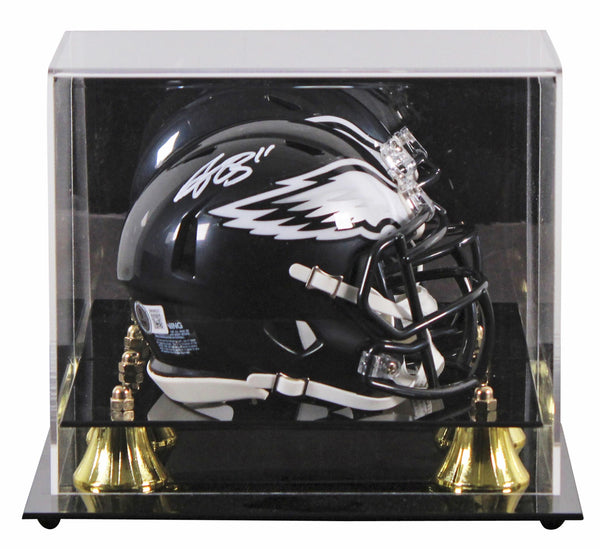 Eagles A.J. Brown Signed Alternate 2022 Speed Mini Helmet W/ Case BAS Witnessed