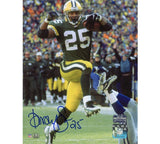 Dorsey Levens Signed Green Bay Packers Unframed 8x10 High Stepping Photo
