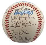 1997 Royals (28) Luzinski, Damon, Dye +25 Signed Budig Oal Baseball BAS #AA03200