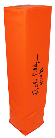 Bob Lilly COWBOYS Signed Orange Endzone Pylon w/HOF'80 - SCHWARTZ COA