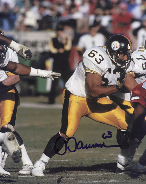 Dermontti Dawson Autographed Signed 8x10 Photo Pittsburgh Steelers SKU #245773