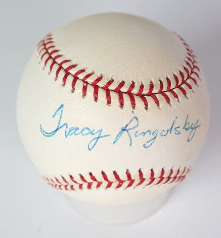 Tracy Ringolsby (HOF Baseball Writer) Autographed Official Major League Baseball