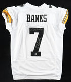 Brad Banks Signed Iowa Hawkeyes Jersey / 2xInscribed (Beckett) / Big 10 MVP 2002