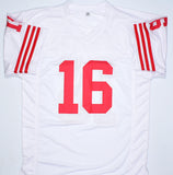 Joe Montana Autographed White Pro Style Jersey - JSA *Silver