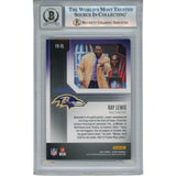 Ray Lewis Autographed 2022 Score First Ballot #FB-RL Trading Card Beckett 53011