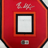 Framed Autographed/Signed Baker Mayfield 35x39 Tampa Bay White Jersey COA