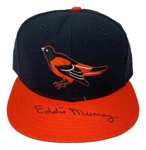 Eddie Murray Signed Baltimore Orioles New Era Baseball Hat PSA
