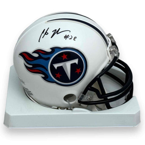 Chris Johnson Autographed Signed Tennessee Titans Mini Helmet - Beckett