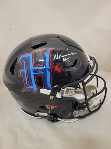 NICO COLLINS SIGNED HOUSTON TEXANS ALTERNATE SPEEDFLEX AUTHENTIC HELMET BECKETT