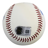 Dodgers Tommy Lasorda Signed Los Angeles Dodgers Logo Baseball BAS #BY101128