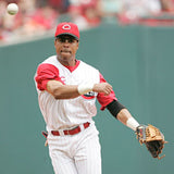 Barry Larkin Signed Cincinnati Reds City Connect Custom White Jersey (Beckett)