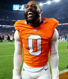 Jonathan Cooper Signed Denver Broncos Jersey (Beckett) 2021 Draft Pck Linebacker