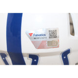 Jonathan Taylor Autographed Indianapolis Colts 56 TB Mini Helmet Fanatics 53677