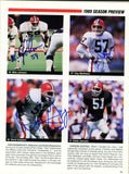 1989 Browns Team Signed Autographed Yearbook 32 Sigs Incl Bernie Kosar 242500