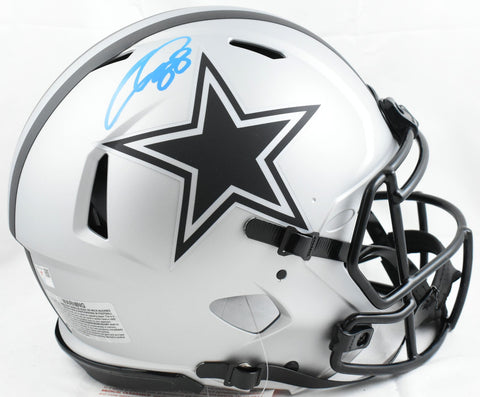 CeeDee Lamb Autographed Dallas Cowboys F/S Rave Speed Authentic Helmet- Fanatics