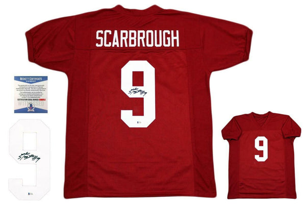 Bo Scarbrough Autographed SIGNED Jersey - Beckett Authentic