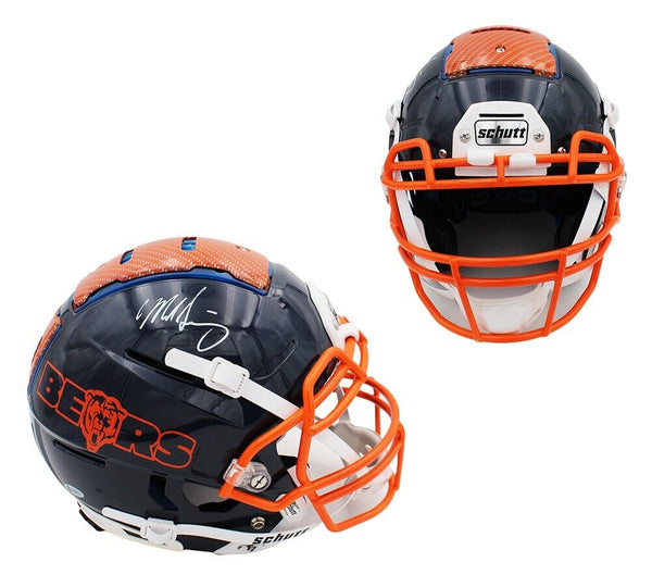 Mike Singletary Signed Chicago Bears Schutt F7 Authentic Hydro Navy NF – Super Sports Center