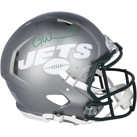 Garrett Wilson Autographed New York Jets Flash Authentic Speed Helmet Fanatics
