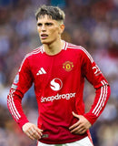 Alejandro Garnacho Signed Manchester United Adidas Soccer Jersey (Beckett)Winger
