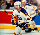 Pierre Turgeon Signed Buffalo Sabres Mini Helmet Inscribed "HOF 23" (JSA) Center