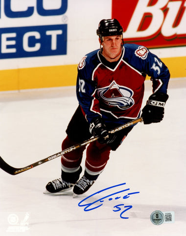 Adam Foote Autographed/Signed Colorado Avalanche 8x10 Photo Beckett 57746