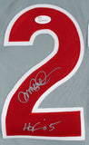 Ryne Sandberg "HOF 05" Authentic Signed Grey Pro Style Jersey JSA Wit #WP789019
