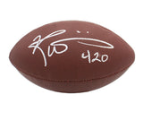 Ricky Williams Signed Miami Dolphins Super Grip Composite Leather Football- 420